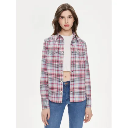 Zdjęcie Wrangler Koszula Western 112350328 Fioletowy Slim Fit