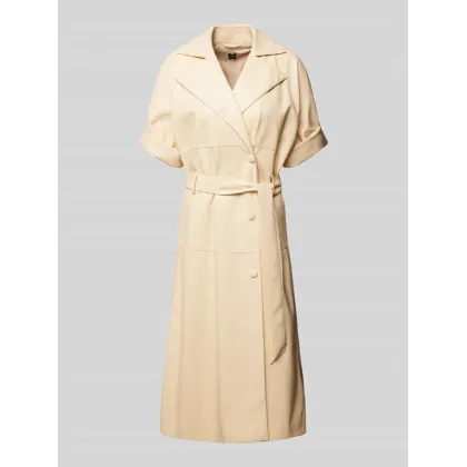 Zdjęcie Sukienka midi z imitacji skóry