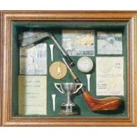 Picture Vintage golf memorabilia for golf lovers