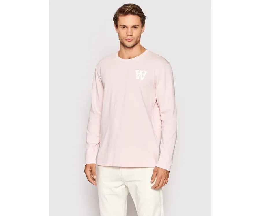 obrazek 1 Wood Wood Longsleeve Mel 10295400-2323 Różowy Regular Fit