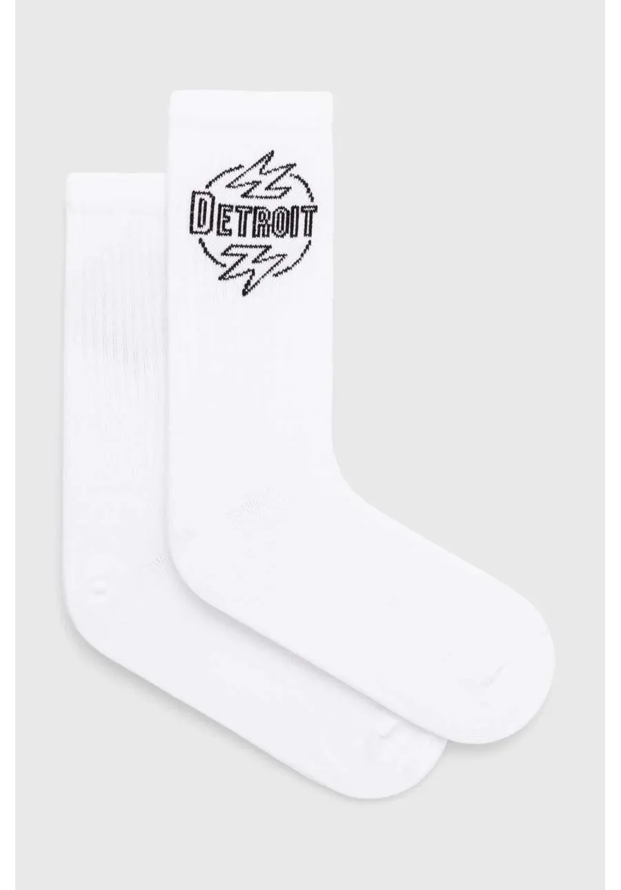 obrazek 1 Carhartt WIP skarpetki Ablaze Socks męskie kolor biały I033645.00AXX