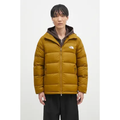 Zdjęcie The North Face kurtka puchowa Hydrenalite Down Hoodie męska kolor zielony przejściowa NF0A5GIE1OB1