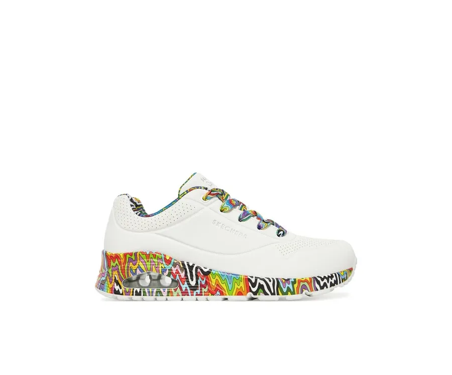 obrazek 1 Skechers Sneakersy Jen Stark: Uno - Mini Drip 177959/WMLT Biały