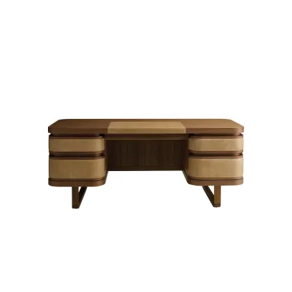 Zdjęcie Włoskie biurko z litego drewna - Ulivi Salotti