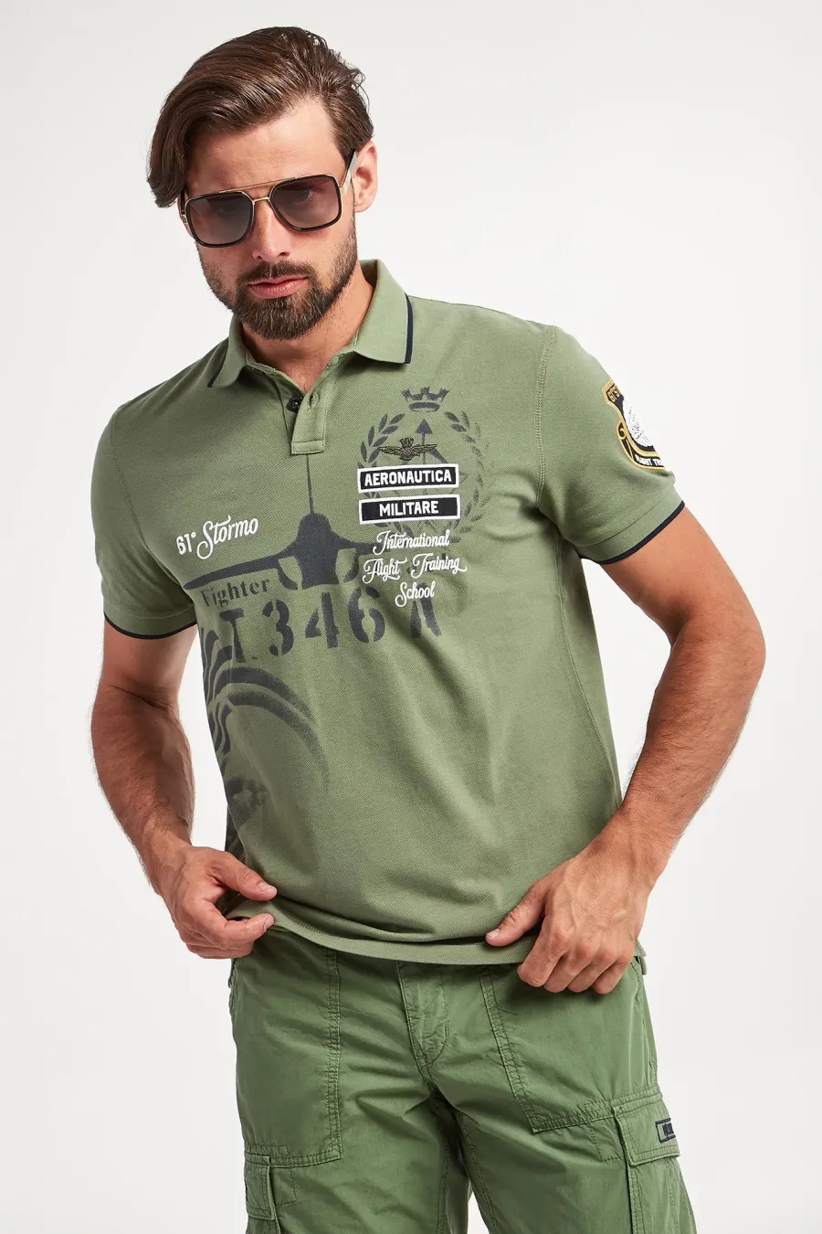 obrazek 1 Polo męskie AERONAUTICA MILITARE Aeronautica Militare