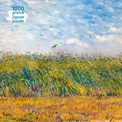 Zdjęcie Puzzle dla dorosłych Vincent Van Gogh: Pole pszenicy ze skowronkiem - Flame Tree Publishing