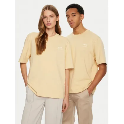 Zdjęcie AMI PARIS T-Shirt UTS024.726 Écru Regular Fit