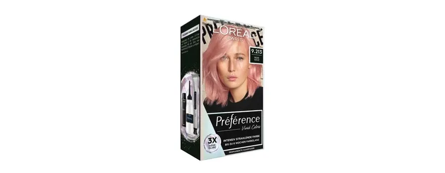 obrazek 1 L'Oréal Paris Préférence Vivid Colours Rose Gold Farba do włosów 1 szt.