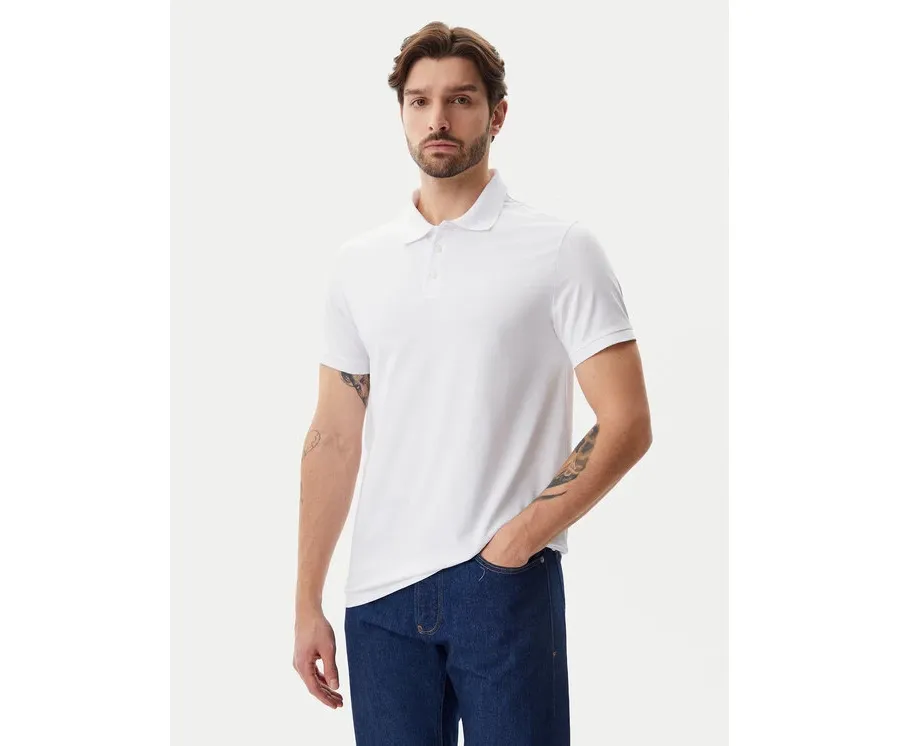 obrazek 1 Calvin Klein Jeans Polo LV040HM281 Biały Regular Fit