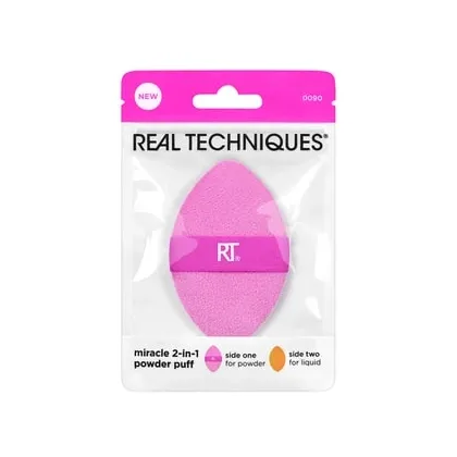 Zdjęcie Real Techniques Miracle 2-in-1 Powder Puff Gąbka do makijażu 1 szt.
