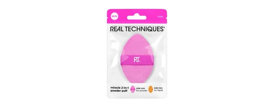 obrazek 1 Real Techniques Miracle 2-in-1 Powder Puff Gąbka do makijażu 1 szt.