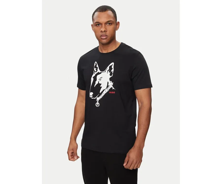 obrazek 1 Hugo T-Shirt Dammock 50504916 Czarny Regular Fit HUGO