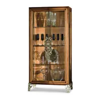 Picture Stylish antique display cabinet with two glass doors