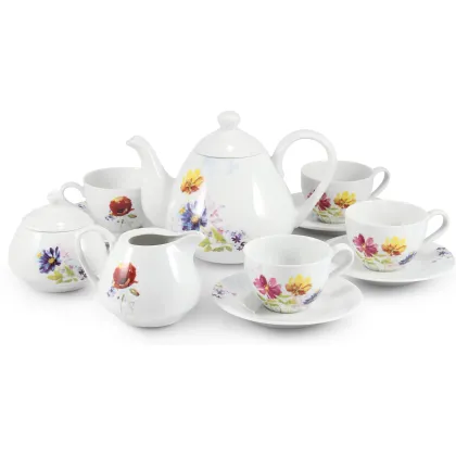 Zdjęcie Piękny 11-częściowy elegancki komplet do degustacji herbaty z kolekcji Paloucek z Loucek – Leander