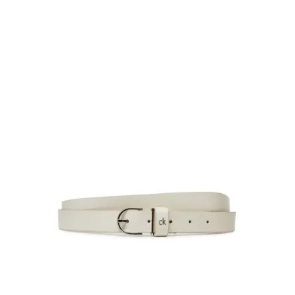 Zdjęcie Calvin Klein Pasek Damski Ck Metal Loop Round Buckle 2.5 K60K613147 Biały