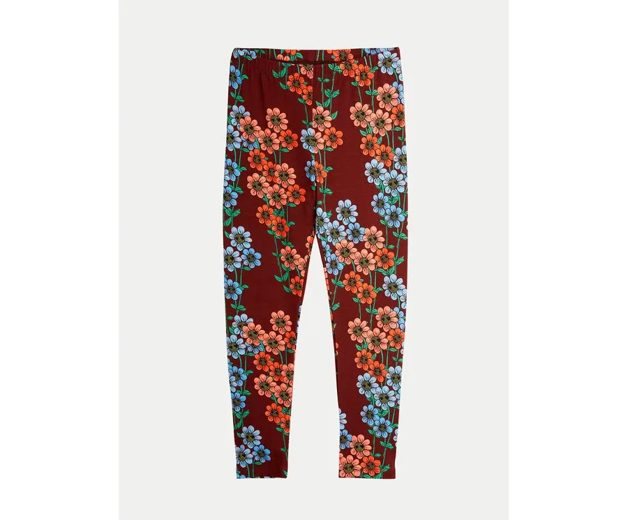 obrazek 1 Mini Rodini Legginsy Daisys 2473011700 Kolorowy Slim Fit MINI RODINI