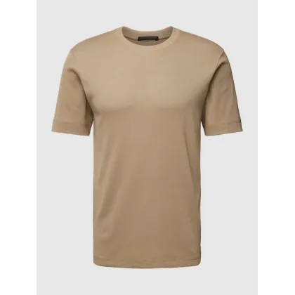 Zdjęcie T-shirt z prążkowanym, okrągłym dekoltem model ‘Raphael’