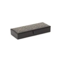 Zdjęcie Skórzane pudełko podróżne Marrakesh Black na biżuterię