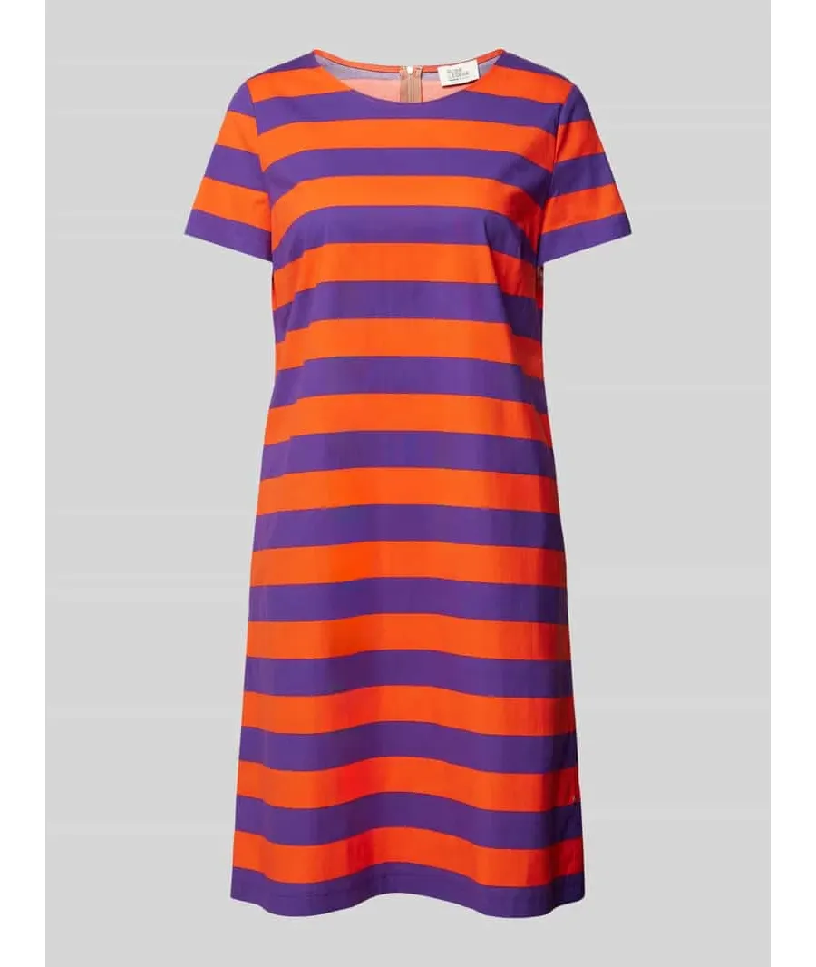 obrazek 1 Sukienka z dżerseju o długości do kolan ze wzorem w paski