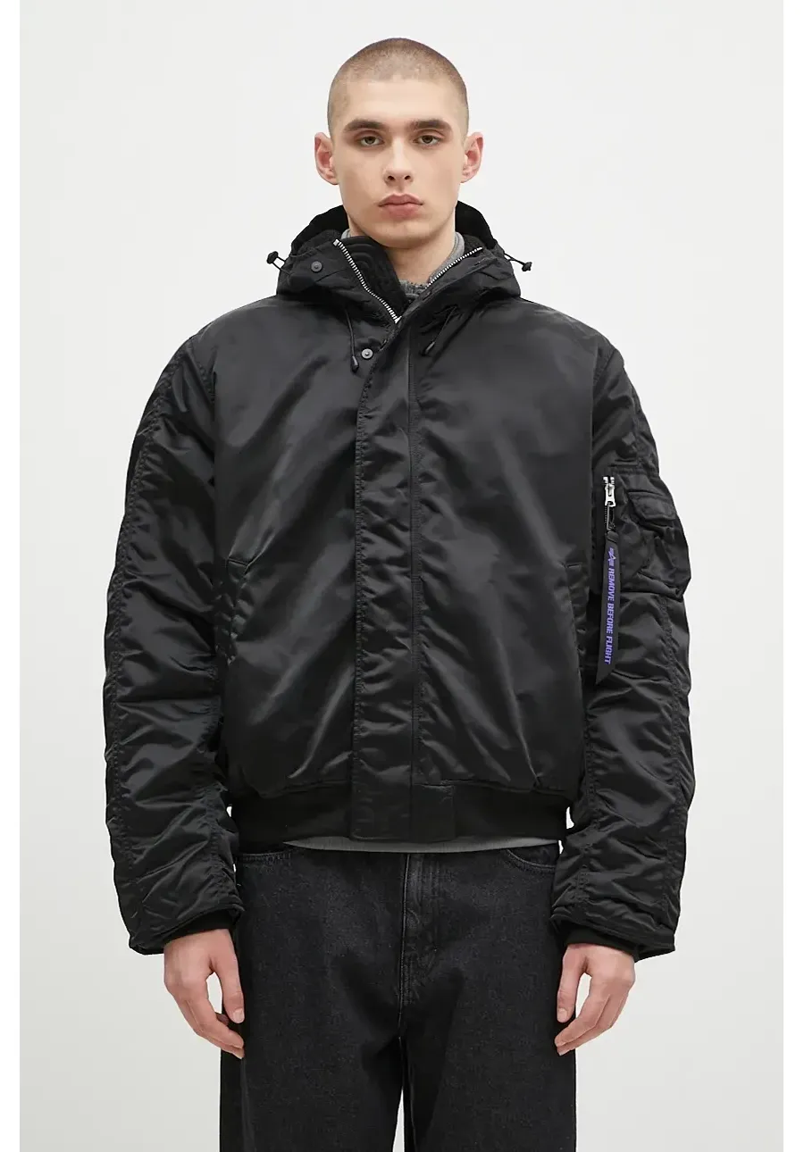 obrazek 1 Alpha Industries kurtka N-2B UV męska kolor czarny zimowa 148133UV