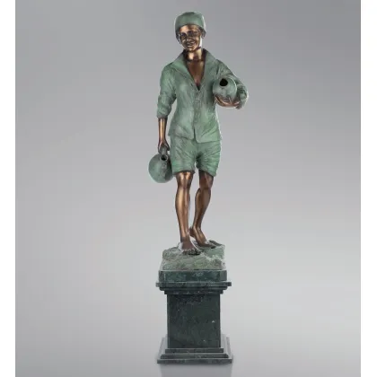 Picture Bronze sculpture of a servant - Fonderia Artistica Ruocco