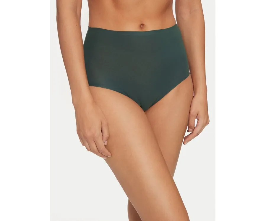 obrazek 1 Chantelle Figi klasyczne z wysokim stanem Soft Stretch C26470 Zielony