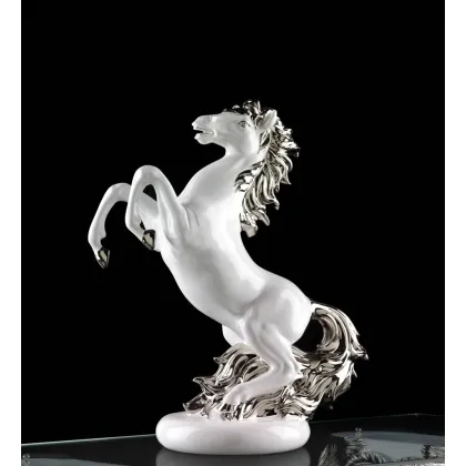Picture Interior furnishings - decorative ceramic horse figurine