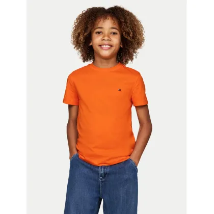 Zdjęcie Tommy Hilfiger T-Shirt Essential KB0KB06879 M Pomarańczowy Regular Fit