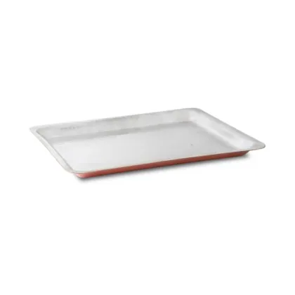 Zdjęcie Prostokątna blacha do pieczenia 40 × 30 cm z ocynkowanej miedzi - Cu Artigiana
