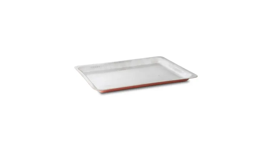 obrazek 1 Prostokątna blacha do pieczenia 40 × 30 cm z ocynkowanej miedzi - Cu Artigiana