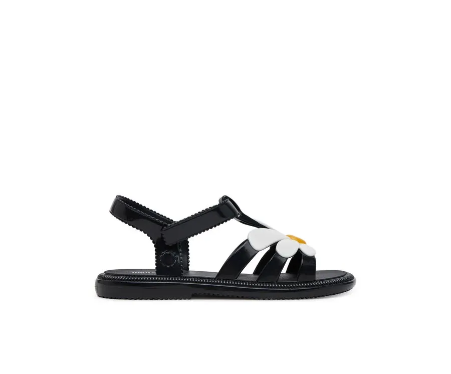 obrazek 1 Melissa Sandały Mini Melissa Hip Bloomy Inf M 36188 Czarny