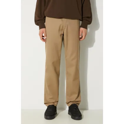Zdjęcie Carhartt WIP spodnie Master Pant męskie kolor beżowy proste I034233.8Y02