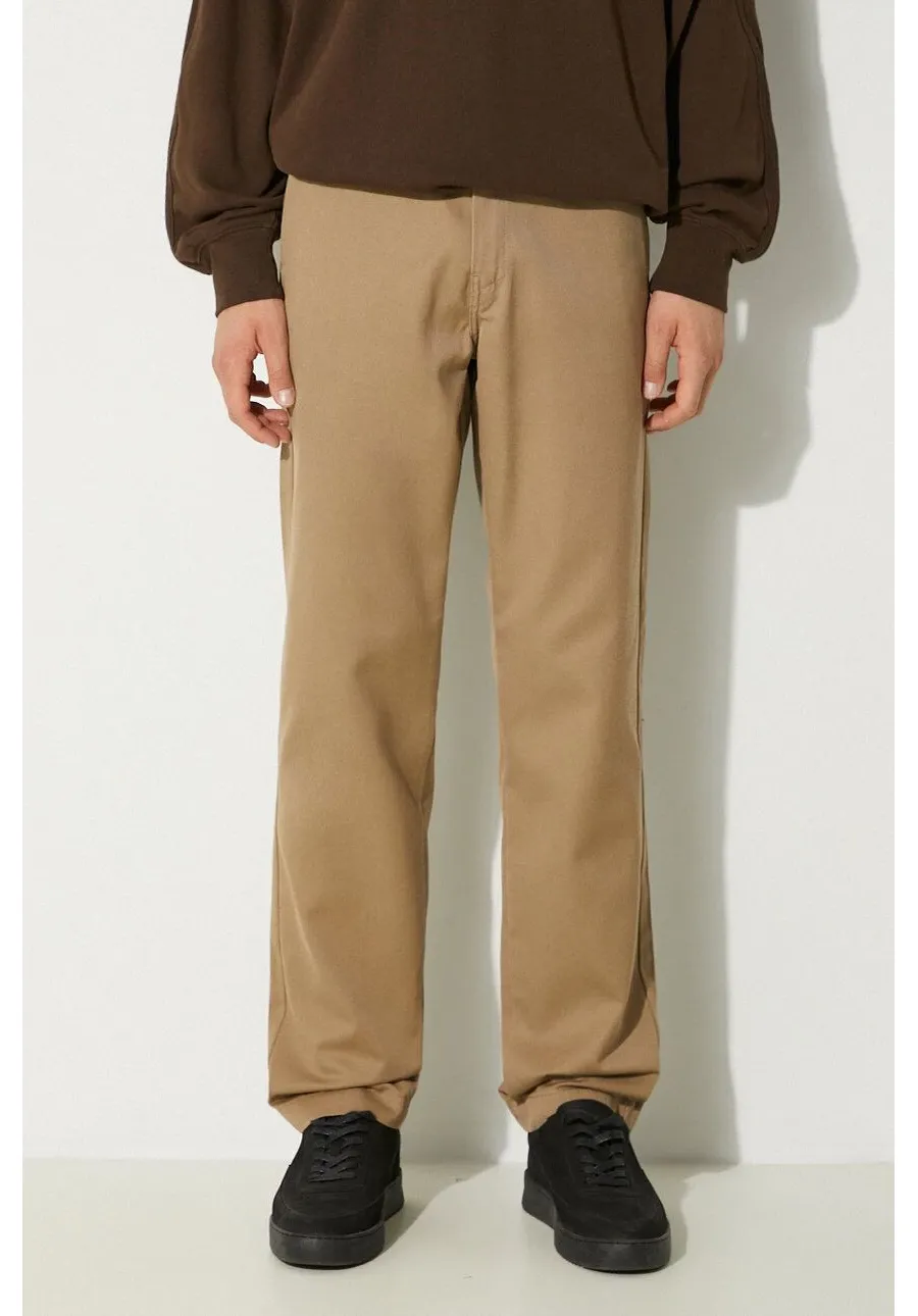 obrazek 1 Carhartt WIP spodnie Master Pant męskie kolor beżowy proste I034233.8Y02