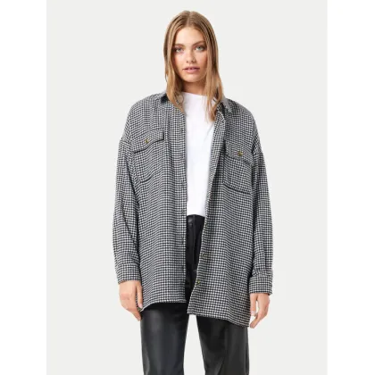 Zdjęcie Noisy May Koszula Flanny 27012531 Szary Loose Fit