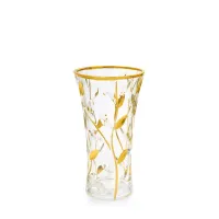 Picture Hand-painted crystal glass vase (25 cm)