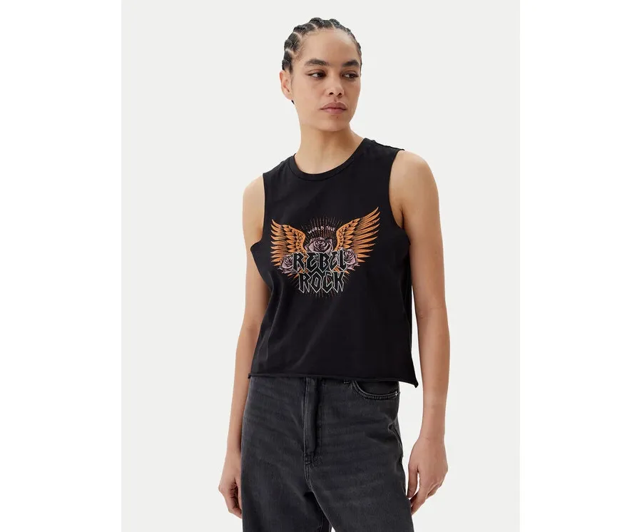 obrazek 1 Noisy May Top Rebel 27034002 Czarny Oversize