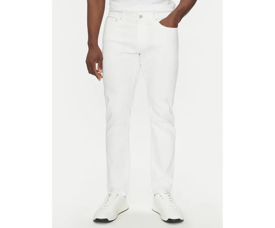 obrazek 1 Hechter Paris Jeansy 26050 151363 Biały Slim Fit