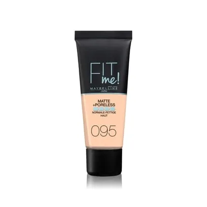 Zdjęcie Maybelline Fit Me Matt+Poreless Podkład w płynie 30 ml Nr. 95 - Fair Porcelain