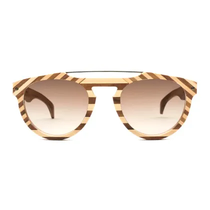 Zdjęcie Lata 80-te - ponadczasowe drewniane okulary - Legno Light