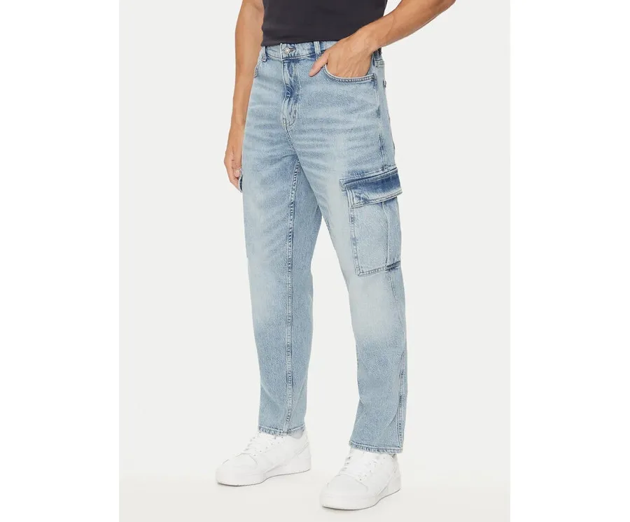 obrazek 1 Guess Jeansy 166573 Niebieski Regular Fit