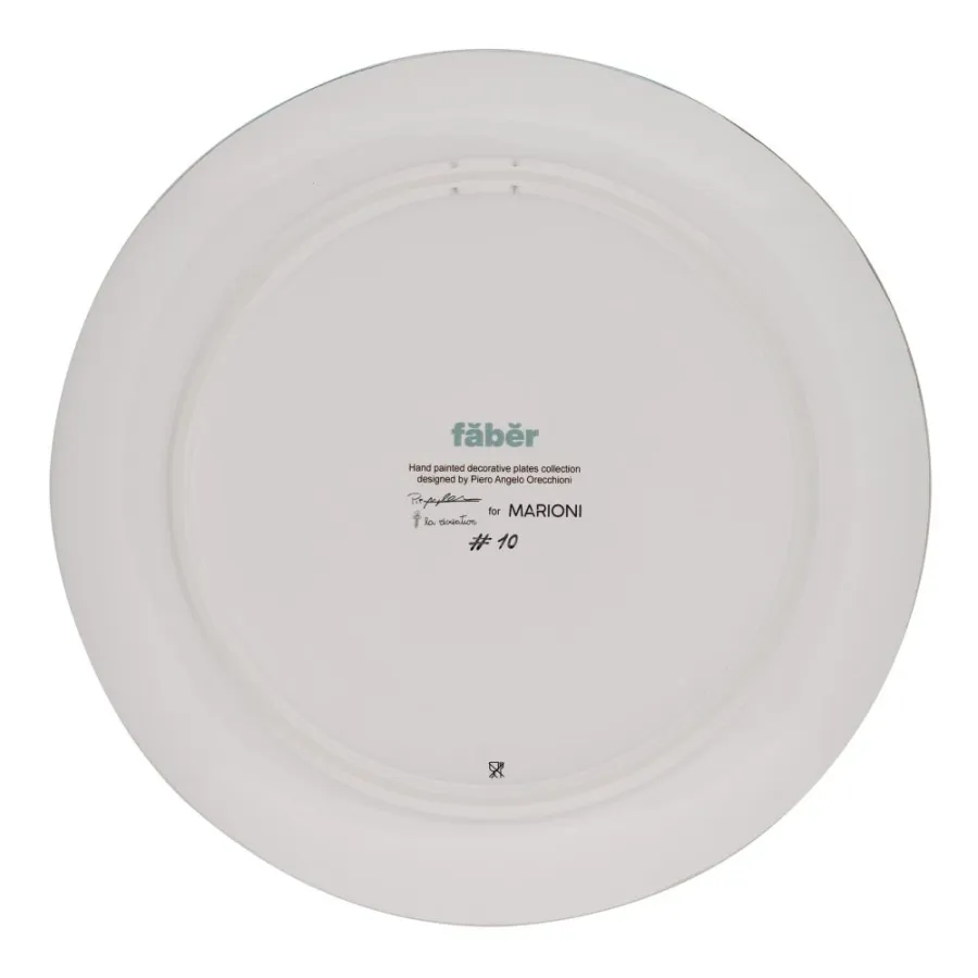 obrazek 2 Włoski talerz ceramiczny H.2xL.31xP.31 cm