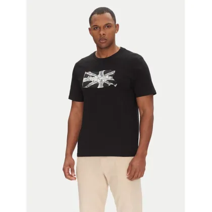 Zdjęcie Pepe Jeans T-Shirt Flag PM509720 Czarny Regular Fit
