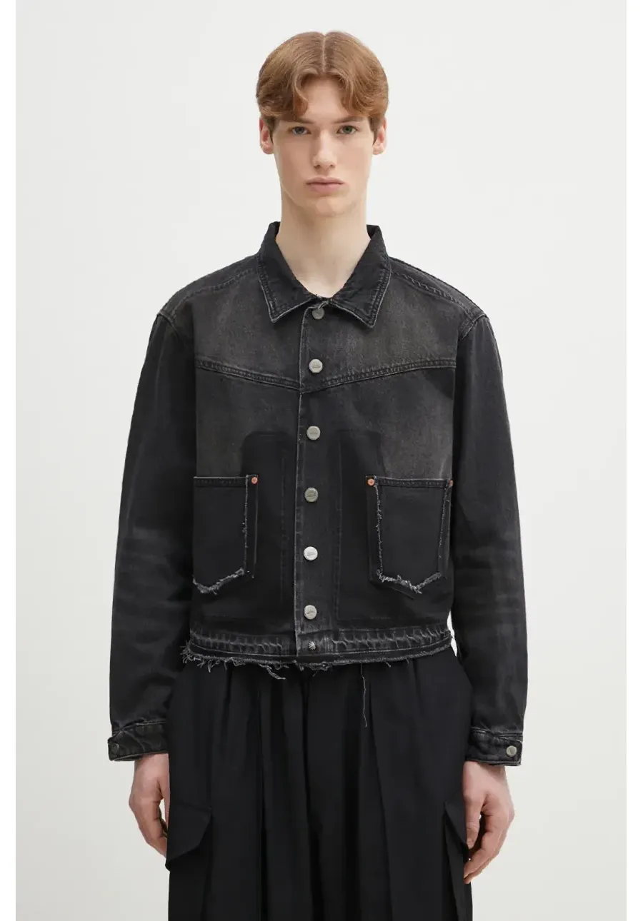 obrazek 1 Andersson Bell kurtka jeansowa Rodeo Motorcycle Denim kolor czarny przejściowa awa675m