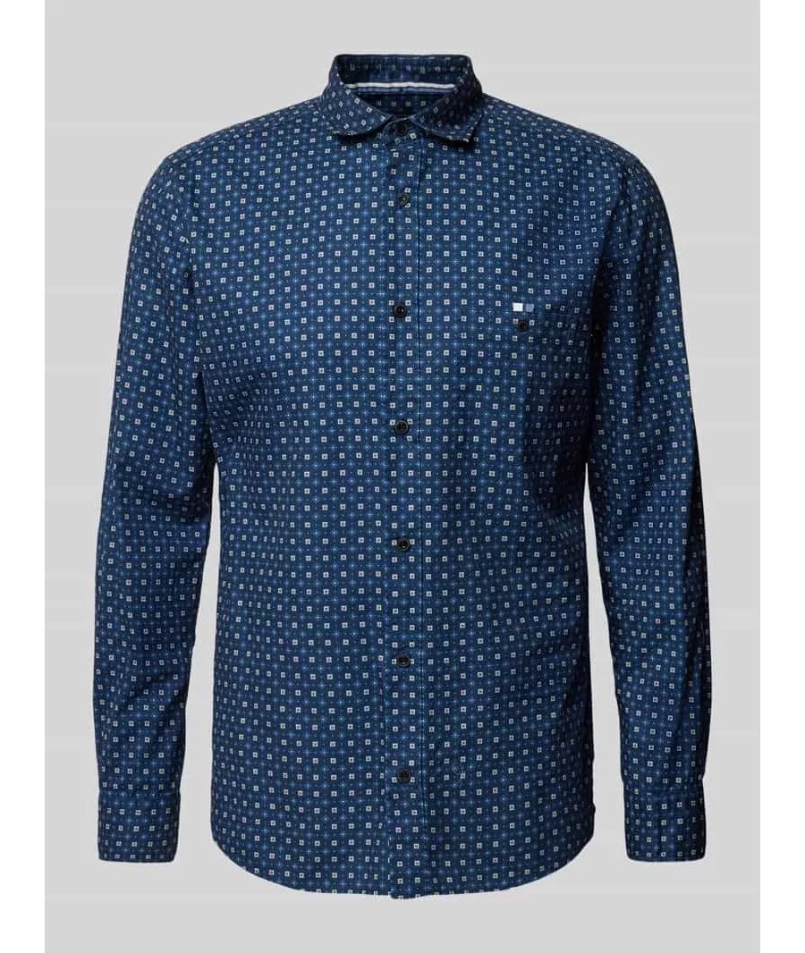 obrazek 1 Koszula casualowa regular fit z kołnierzykiem typu kent