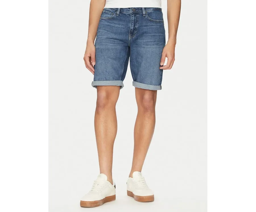 obrazek 1 Calvin Klein Szorty jeansowe K10K114075 Niebieski Slim Fit