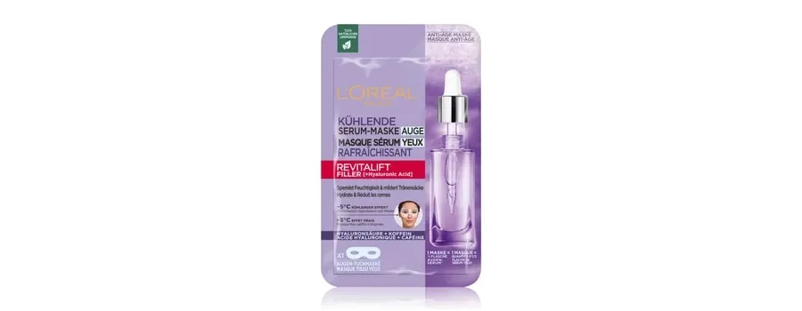 obrazek 1 L'Oréal Paris Revitalift Filler [+ Hyaluronic Acid] Eye Serum Maseczka w płacie 11 g