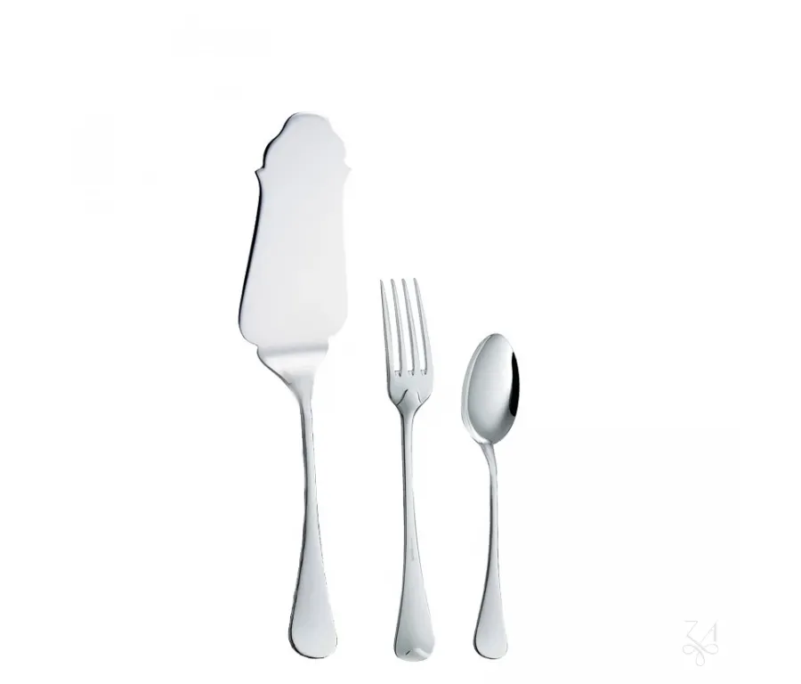 obrazek 3 Elegancki 76-elementowy zestaw sztućców w skrzynce - Zaramella Argenti