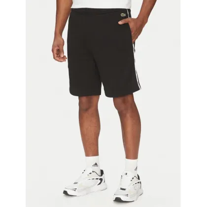 Zdjęcie Lacoste Szorty sportowe GH9896 Czarny Regular Fit