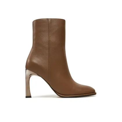 Zdjęcie MICHAEL Michael Kors Botki Kelsea Leather Boot 40F4KLHE5L Brązowy