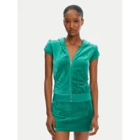 Zdjęcie Juicy Couture Bluza Heritage JCGAS125021 Zielony Slim Fit